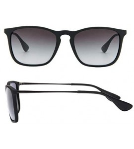 Sport Sunglasses Scratch Resistant Lightweight Rectangular - Black/ Gradient Grey - CO18U0872QD $50.61