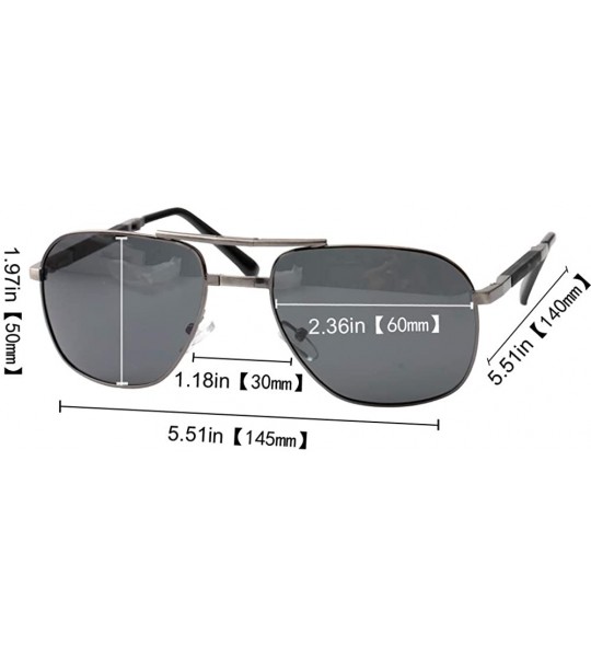 Wayfarer Limited Edition Metal Alloy Frame Folding Compact Pocket Aviator Sunglasses - Gun - CR12EJZX4IX $33.41