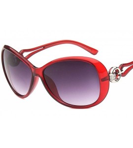 Oversized 2019 Classic Gradient Sunglasses Women Brand Designer Vintage Oversized Sun Glasses UV400 - Leopard - CA18WD5UOOC $...