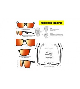 Sport Mg-Al Driving Polarized Sunglasses for Men UV Protection Outdoors Sunglasses for Medium&Big Head 61MM Lightweight - C91...