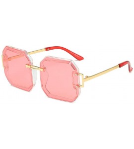 Rectangular Ladies Rectangular Polarized Sun- Stylish Large Frame UV Protection - C1 - CV197HKAGU4 $67.52