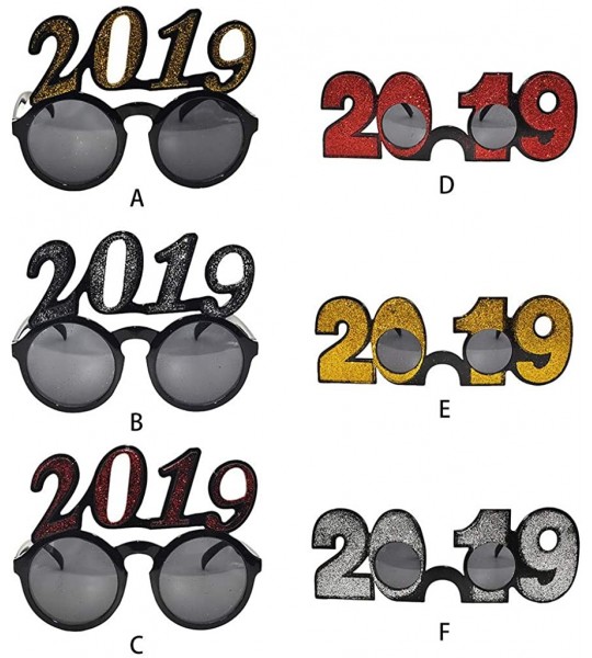 Goggle Funny Crazy Fancy Dress Glasses 2019 Novelty Fashion Costume Party Sunglasses Accessories - F - C618TQYU35U $13.84