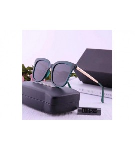 Square Polarized Sunglasses Men's and Women's Sunglasses Fashion Retro Square Polarized Sunglasses - CB18X9XOWU4 $76.35