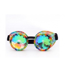 Goggle Colorful Rave Festival Party EDM Sunglasses Diffracted Lens - 6422d - CF18ROYR3HS $26.81