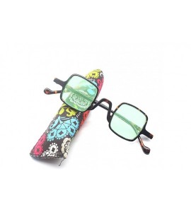 Square fashion small square sunglasses unisex luxury brand candy color women red green small round frame sunglasses - C319348...