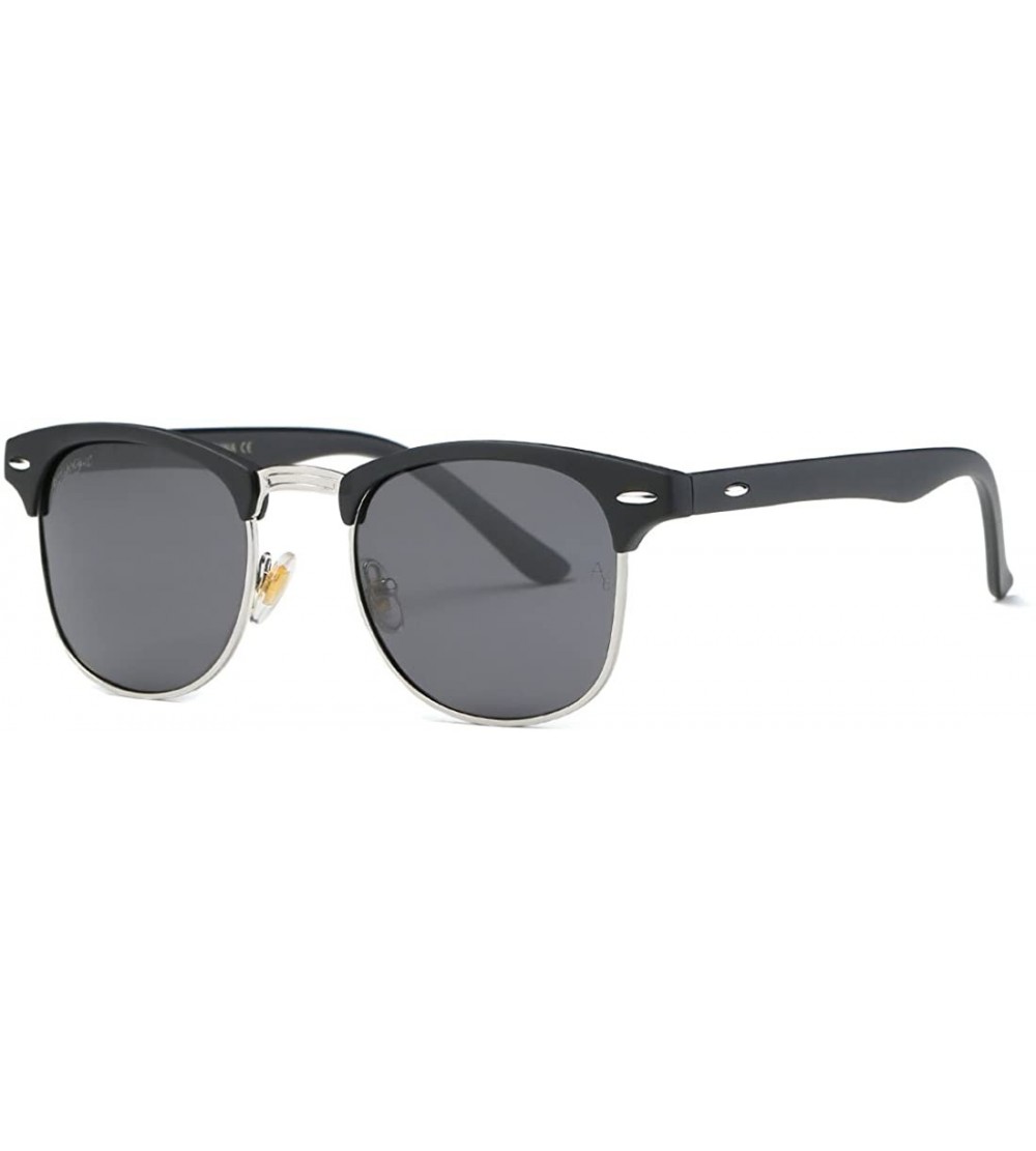 Semi-rimless Polarized Sunglasses For Women And Men Semi Rimless Frame Retro Brand Sun Glasses AE0369 - C11845EOW09 $18.97