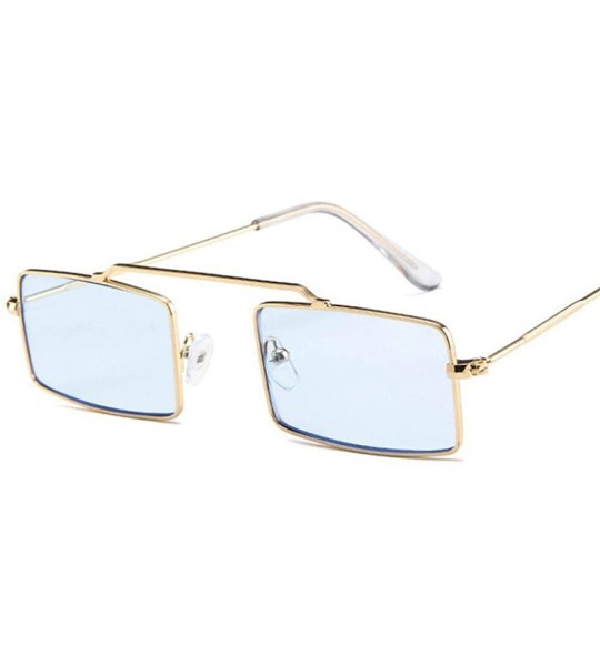 Aviator 2019 Transparent Ocean Lens Sunglasses Women Luxury Sun Glasses Silver Purple - Goldred - CJ18Y2NYQ4W $18.27