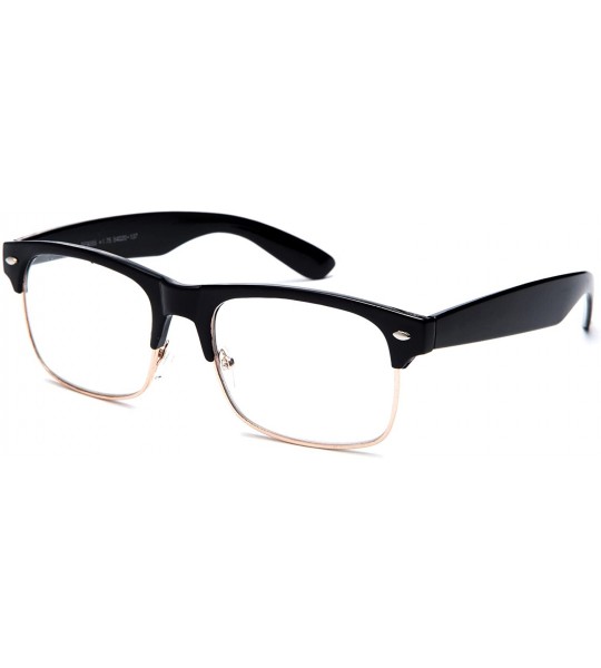 Oval Babo" Slim Oval Style Celebrity Fashionista Pattern Temple Reading Glasses Vintage - 9055 Black/Gold - CH11PBOH6T5 $17.35