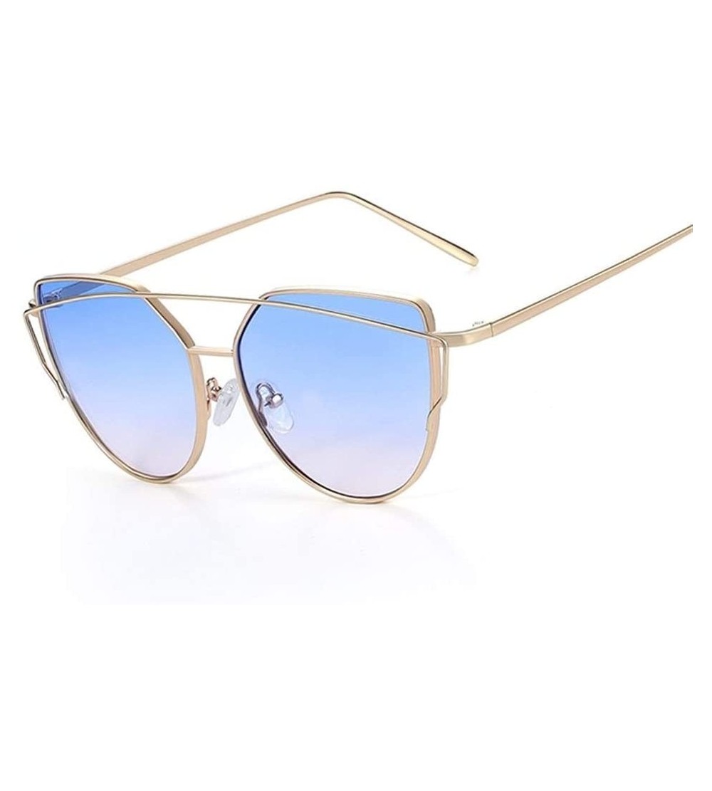 Cat Eye Sunglasses Designer Mirror Vintage Reflective - C3 - CX199GA7SD7 $30.39