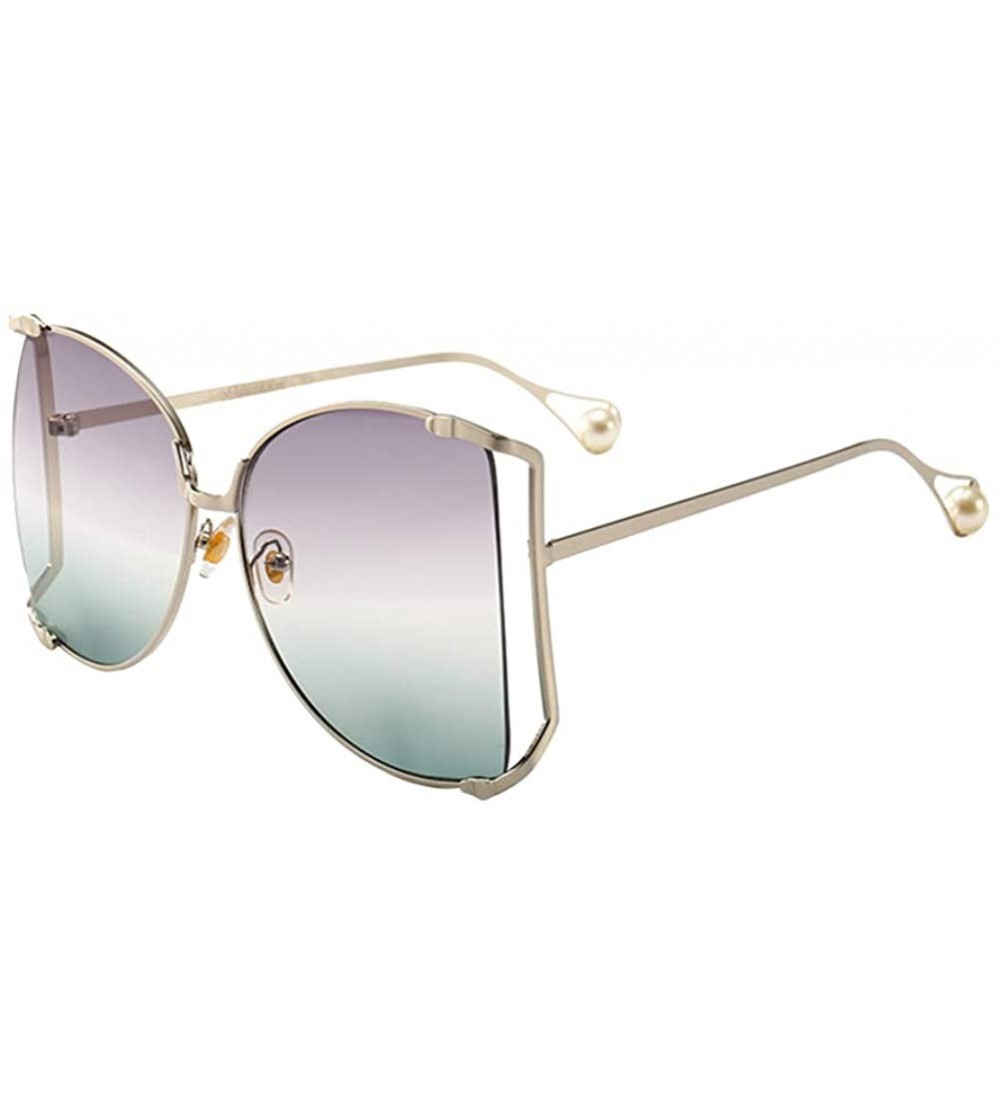 Goggle Fashion Sunglasses for Women Colored Lens Glasses Vintage Retro Shades Tinted Aviators UV Protection Goggle - CQ196SN4...