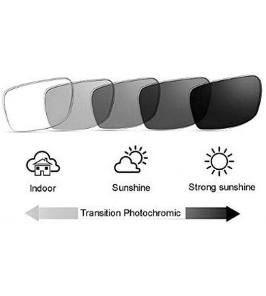 Square High end Photochromic Sunglasses Transition Nearsighted - CA18AS4KWG3 $37.22