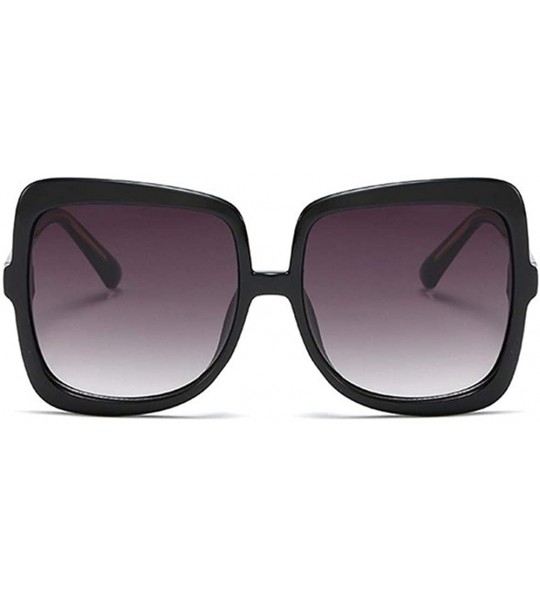 Cat Eye Oversized Cat Eyes Sunglasses for Women Sun Glasses Goggle UV400 - C1 Black Gray - C2198GH3HEY $26.67