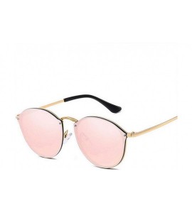 Cat Eye 2019 Cat Eye Sunglasses Women Luxury Rimless Sun Glasses Retro NO 1 Multi - No 3 - CA18XEC66KN $18.00