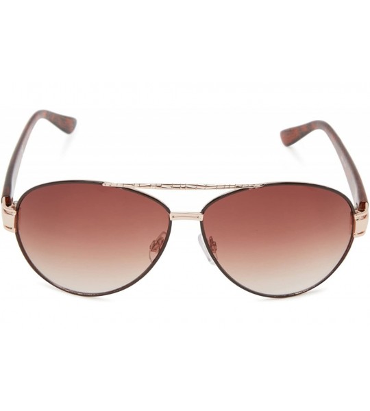 Aviator Women's R496 Aviator Sunglasses - Gold - C911C4S3XJN $58.70