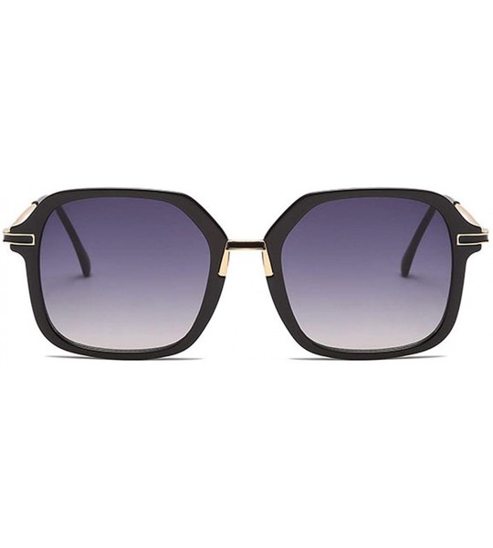 Square Ladies Square Sunglasses Retro Street Shot Lovers Sunglasses - 3 - CD198NYUKO4 $47.48