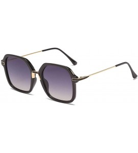 Square Ladies Square Sunglasses Retro Street Shot Lovers Sunglasses - 3 - CD198NYUKO4 $47.48