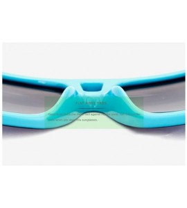 Sport Men's Polarized Sunglasses JAM Style Double Beam Outdoor Sports Sunglasses - Bluish Green - CJ18YA6G887 $47.06