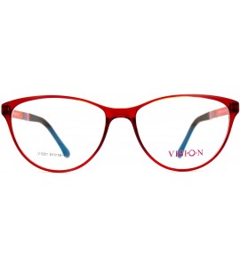 Butterfly Eyeglasses 1001 Classic Butterfly - for Womens 100% UV PROTECTION - Red-black - CV192THQAXI $51.87