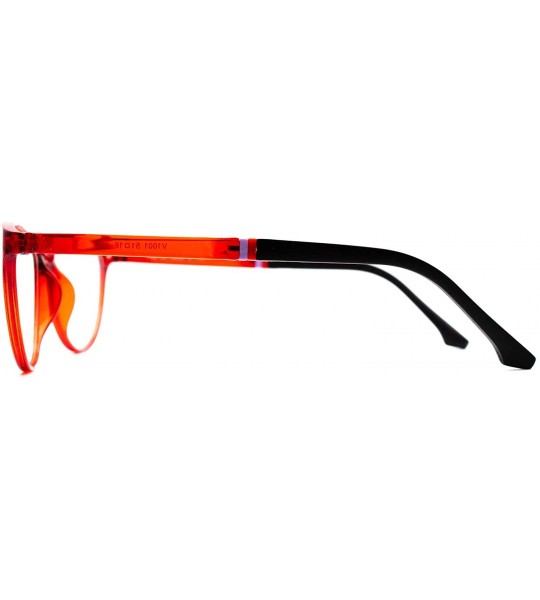 Butterfly Eyeglasses 1001 Classic Butterfly - for Womens 100% UV PROTECTION - Red-black - CV192THQAXI $51.87