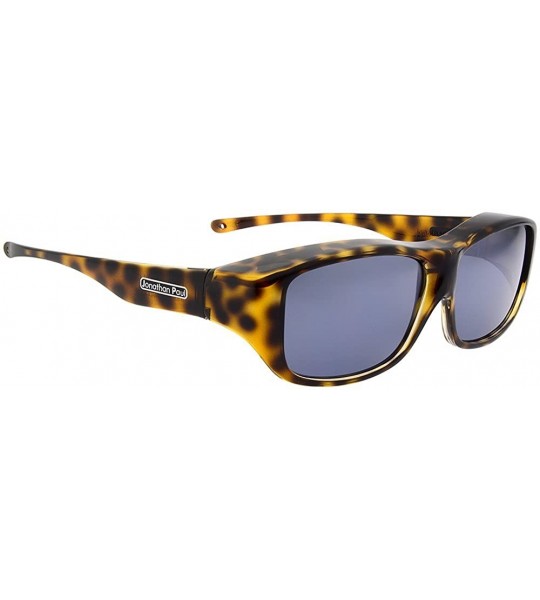 Wrap Jonathan Paul Quamby Large Polarized Over Sunglasses - Cheetah - C211L67SGBD $99.17