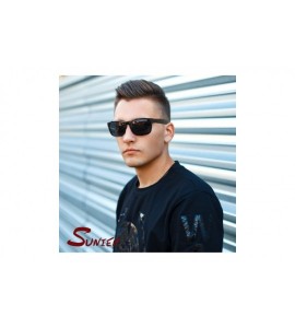 Square Polarized Sunglasses for Men Retro Classic Square Frame Shades SR003 - CH18TS98SG3 $34.18