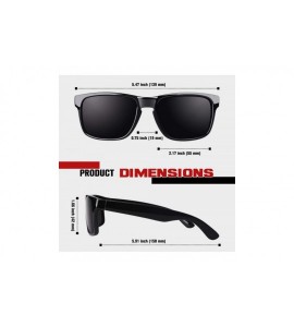 Square Polarized Sunglasses for Men Retro Classic Square Frame Shades SR003 - CH18TS98SG3 $34.18