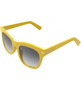 Round Madelaine Collection"Clique" Handcrafted Designer Sunglasses - Concrete Tort/Grey Mirror - C9189OYWOMA $35.67