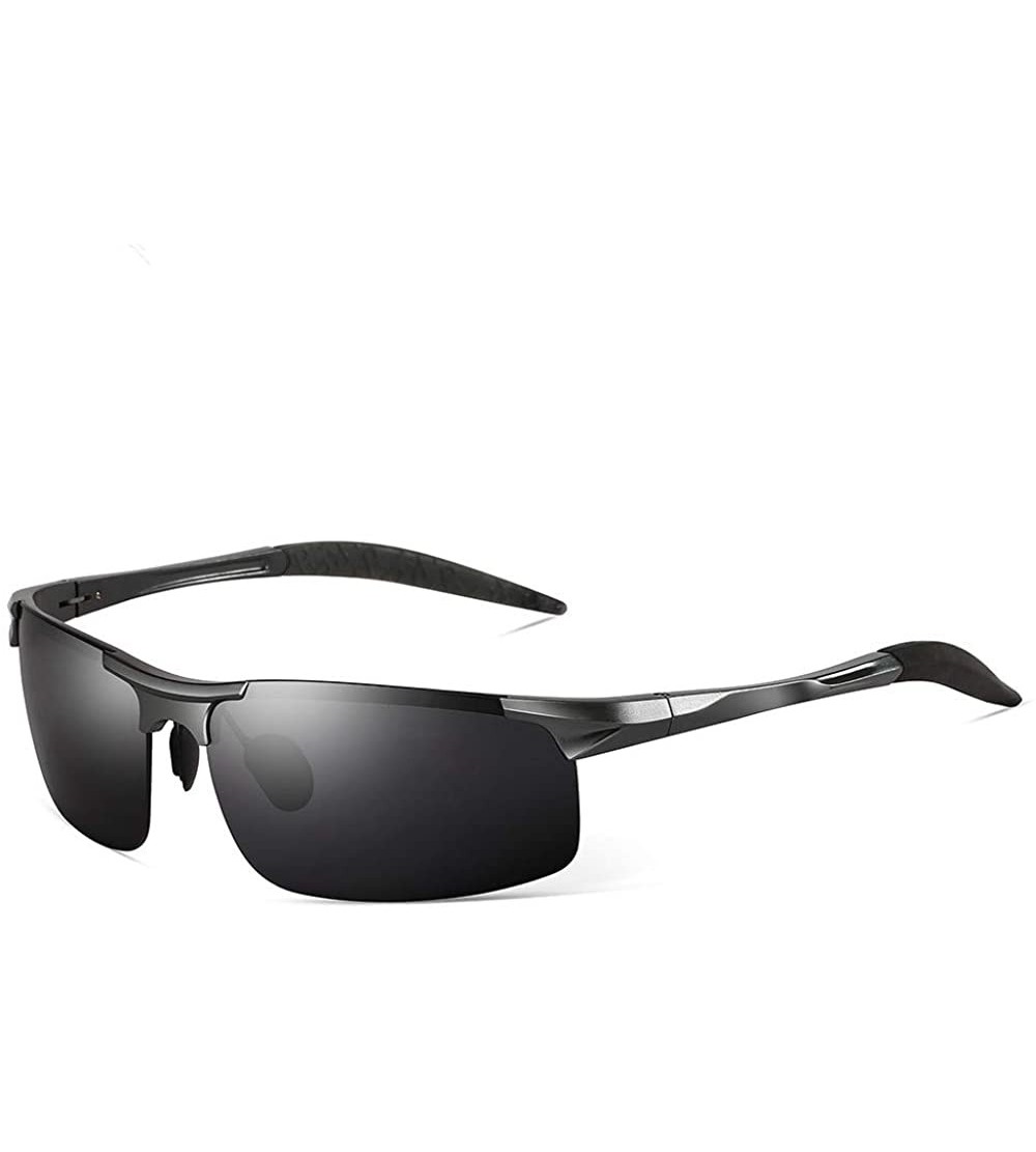 Sport Mens Polarized Sports Sunglasses Anti Glare for Safe Driving Glasses for Men/Women - Grey - C318ZDENM7U $33.42