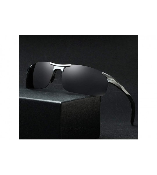 Sport Mens Polarized Sports Sunglasses Anti Glare for Safe Driving Glasses for Men/Women - Grey - C318ZDENM7U $33.42