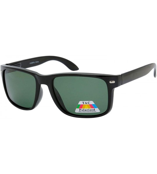 Square Men's Model 108 Designer Fashion Polarized Sunglasses - Green - C518U67T55K $21.39