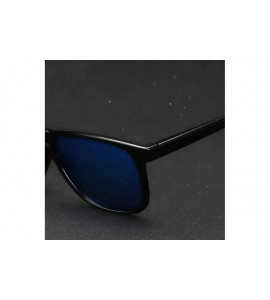 Oversized Mens Polarized Sunglasses Women Fashion Sun Glasses Blue As Picture - Tea - CT18YZTLS2W $17.53