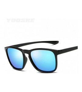 Oversized Mens Polarized Sunglasses Women Fashion Sun Glasses Blue As Picture - Tea - CT18YZTLS2W $17.53