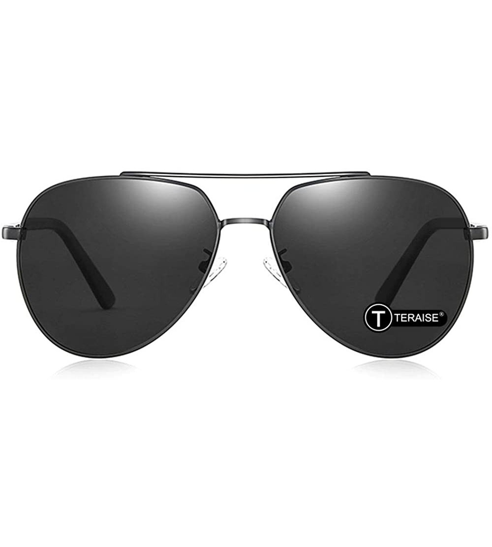 Oval Night Vision Glasses Safety Driving Polarized Retro Sunglasses Anti-Glare HD Yellow Lens for Men & Women - CV18Q29OXNY $...