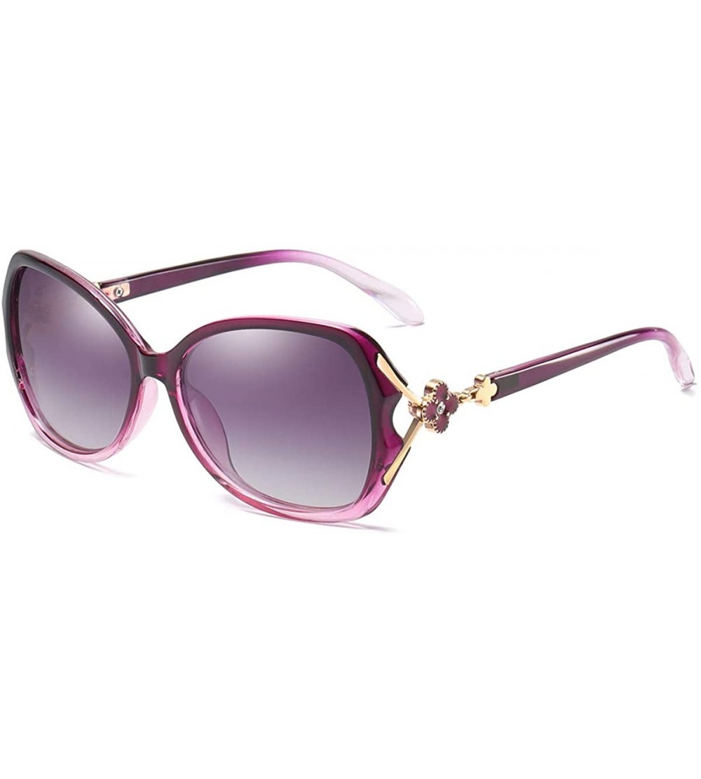 Rimless Polarized TAC Sunglasses for Women Ladies Vintage Big Frame Retro Sun Glasses Ladies Shades - C - CM198OMIHZH $31.91
