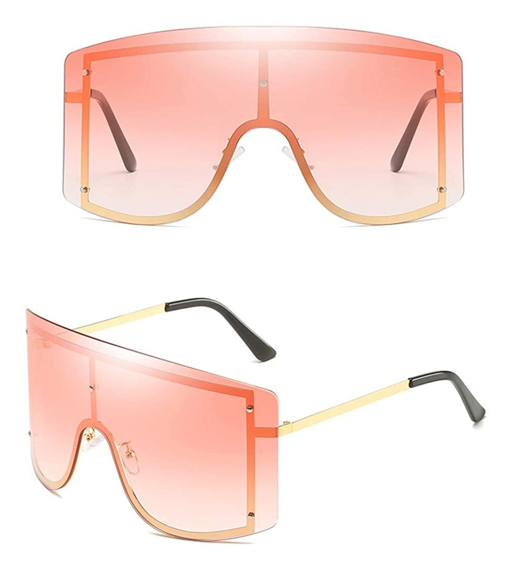Sport Sports Sunglasses Teen-Fashion Man Women Oversize Sunglasses Glasses Shades Vintage Retro Style - A - CX18XHT73T0 $16.97