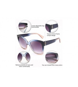 Square Retro Oversized Square Sunglasses Stylish Colorful Frame Chic Eyewear for Woman and Men B2597 - CF197HOSTXY $26.28