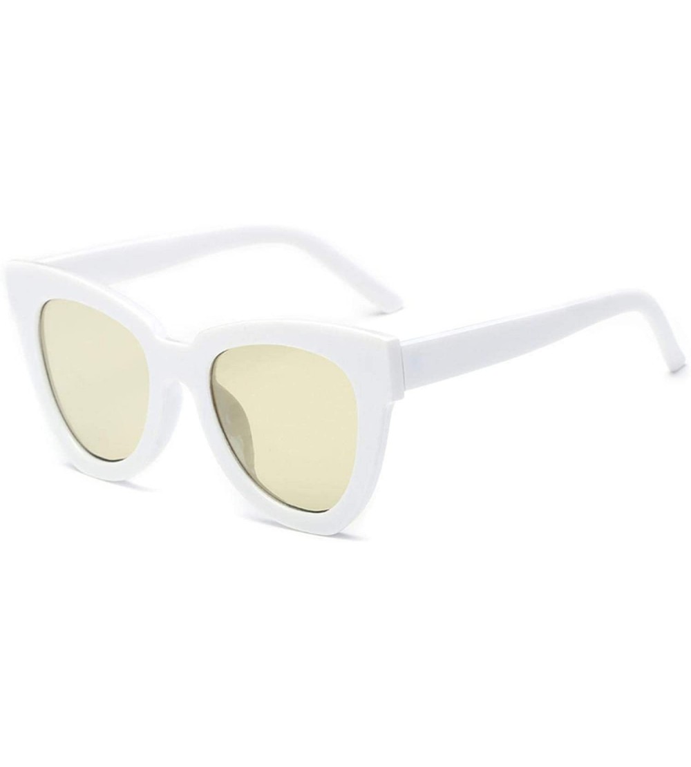 Square Fashion Cat Eye Sunglasses Women Luxury Brand Designer Vintage Sun Glasses Female Gafas De Sol Uv400 - CD197A2K89S $53.19