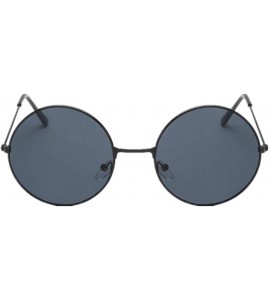 Aviator 2019 Women Men Sunglasses Round Metal Frame Brand Designer Mirrored Blue - Gold Red - C418YKUEGW2 $17.46