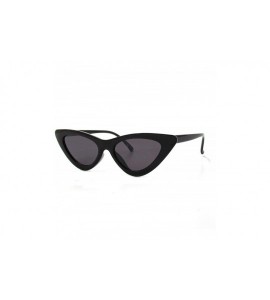 Cat Eye Retro Vintage Cat Eye Sunglasses EA1283 - Black Smoke - CE18K5YHRRG $17.23