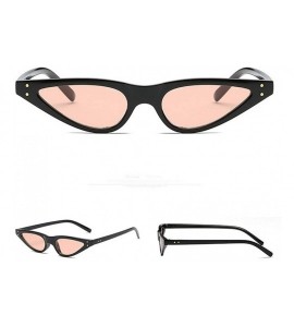 Goggle Unisex Fashion Eyewear Unique Sunglasses Vintage Glasses - Pink - C51970HI6OW $18.02