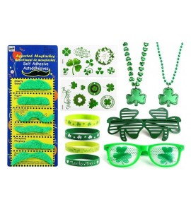 Square Green St. Patrick's Day Accessories Shamrock Irish Sunglasses Green Clover Party Favors Pack B2552 - Green 1 - CI194C8...