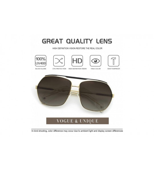 Square Men Women Vogue Couple Models Design Square lens metal shied Very Cool Sunglasses - CO17YQXS0U8 $41.76