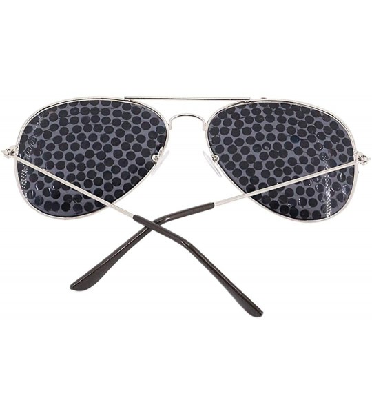 Aviator Rhinestone Rave Glasses Goggles with Bling Crystal Glass Lens - Colorful - CB18TAE2X24 $19.34