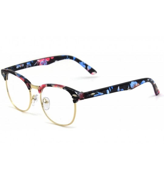 Wayfarer Clear Lens Glasses For Men Women Fashion Non-Prescription Nerd Eyeglasses Acetate Square Frame PG05 - CG12799FT7Z $2...