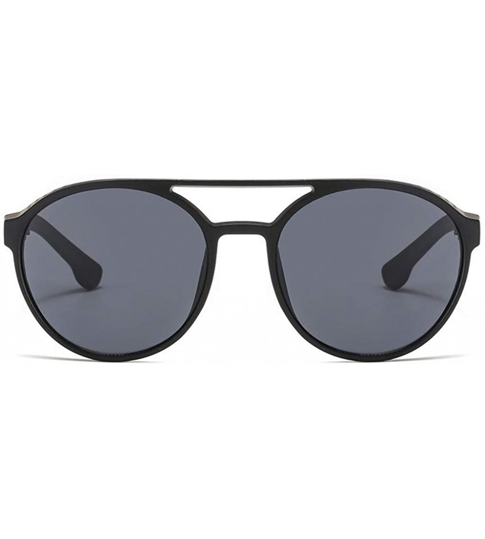 Goggle 2019 Holiday Women's Fashion Cat Eye Shade Sunglasses Integrated Stripe Vintage Glasses - Gray - CP18TNHGROG $19.46