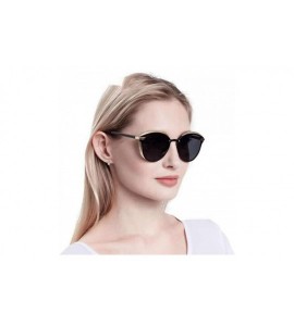 Oversized Luxury Brand Cateye Polarized Sunglasses Women Vintage designer Cat Eye Ladies Sun Glasses - N0.9 Gold Gray - CN18W...