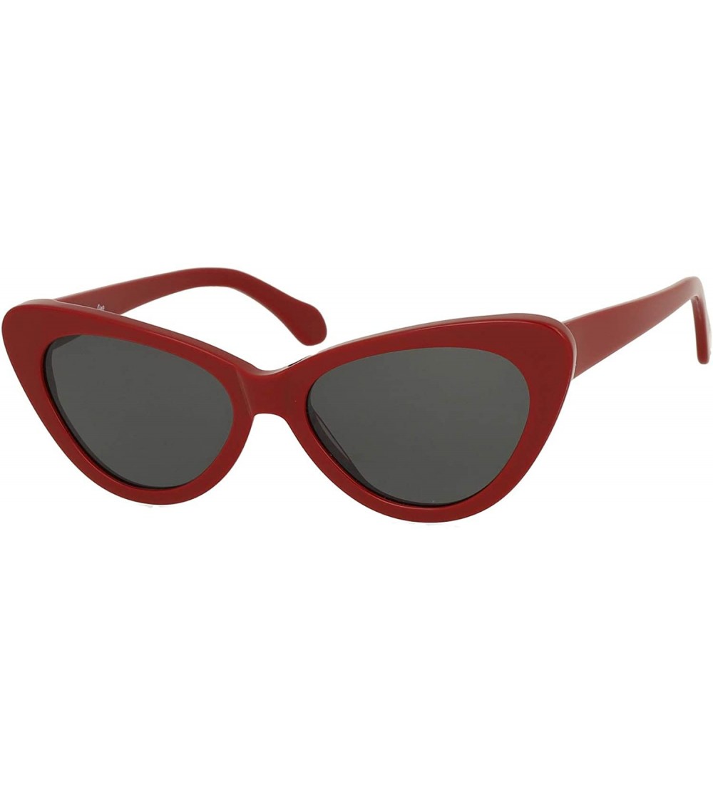 Oversized Vintage Brand Cat Eye Polarized Sunglasses 100% UV Protection Retro Glasses Women Eyewear - C1 - CJ18HCMZ7UE $36.05