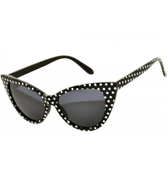 Cat Eye Stylish Fashion Vintage Cat Eye Sunglasses UV Protection 3 Pairs - C612NB246FN $29.68