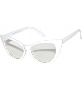 Cat Eye Stylish Fashion Vintage Cat Eye Sunglasses UV Protection 3 Pairs - C612NB246FN $29.68