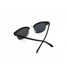 Rimless Semi Rimless Retro Polarized Sunglasses for Women Men Classic Vintage Designer Sun Glasses - CA182MONHD8 $18.90